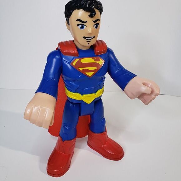 Fisher Price Imaginext DC Super Friends Superman XL Action Figure Preschool Toy - Picture 1 of 7